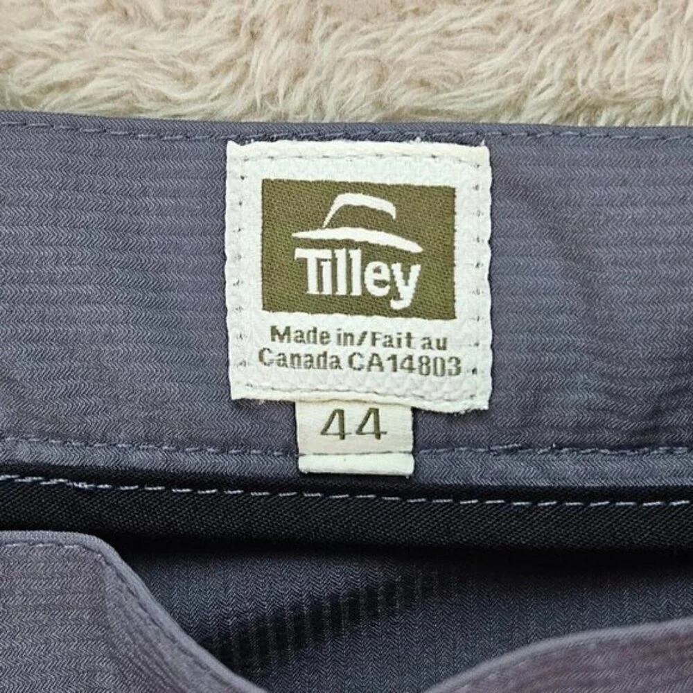 Made in Canada Tilley Pants Safari Cargo Men's Size 44 Zipped Pocket Workwear - Picture 1 of 16